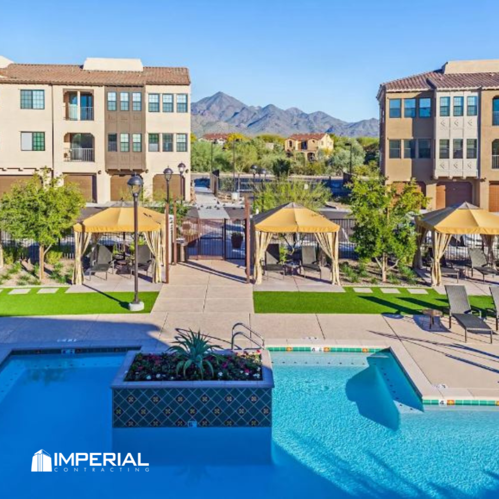 Fresh paint, upgraded clubhouse and leasing office, and refreshed exterior finishes improved property appeal across 220 residential units in Scottsdale, with upgrades built for long-term performance and resident experience.
